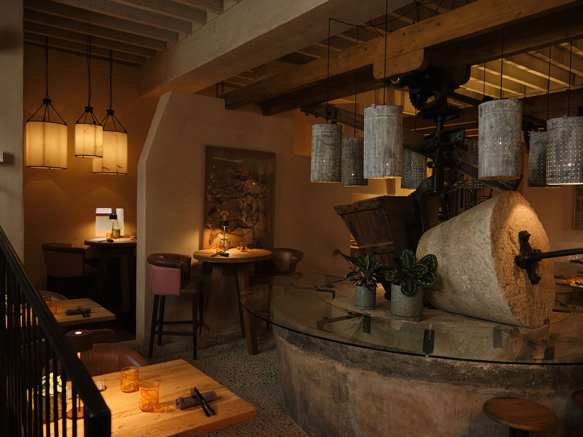 Rustic interior of Sa Tafona